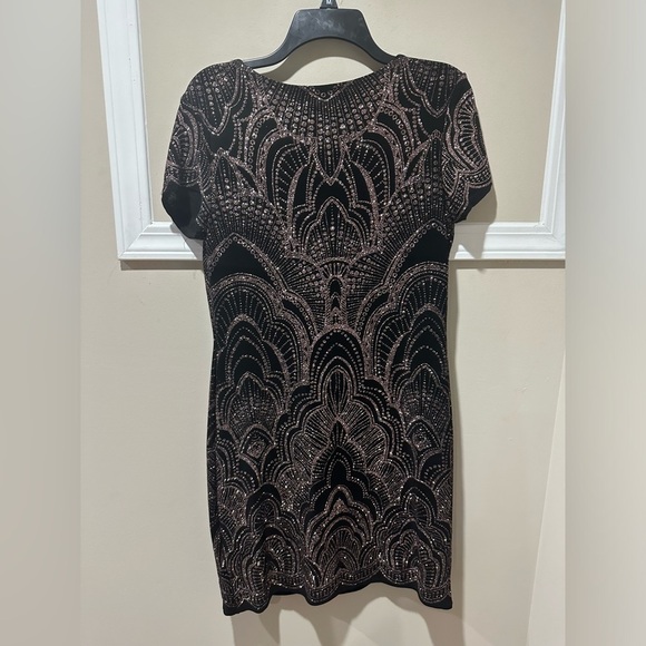 Jump Black and Pink Embellished Prom Dress - Picture 3 of 5